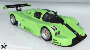 Le skin de voiture "Bande de course" sur la Benefactor LM87 dans GTA Online