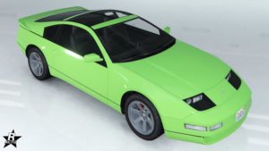 La voiture Annis Euros X32 avec aucun motif sur sa carrosserie.