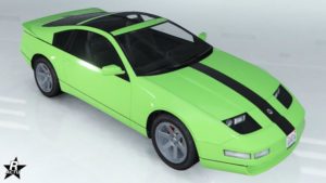 Le motif "Bande noire" sur la voiture Annis Euros X32