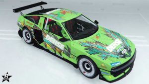 Skin de véhicule dans le jeu vidéo GTA Online, s'appelant "Drift Dense" et est présent sur la carrosserie de la voiture Envisage.