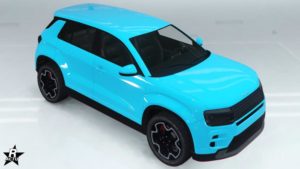 La voiture Canis Castigator sans aucun motif sur sa carrosserie