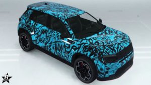 Le motif rare "Grafiti" sur la carrosserie de la voiture Canis Castigator.