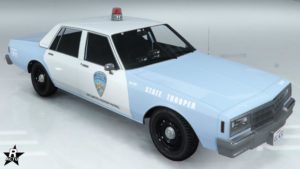 Aperçu du motif "Police d'État de LS alternatif" sur la carrosserie de la voiture