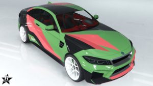 Le skin de voiture "Bandes Cypher rouges" sur la Cypher