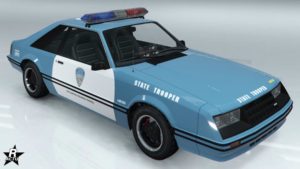 Le motif de véhicule "Police d'État de LS"