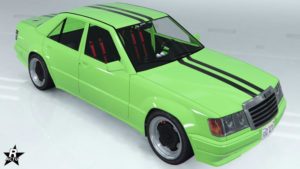 Le skin de véhicule "Double bande noire" sur la Benefactor Vorschlaghammer