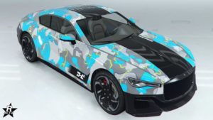 La Paragon S avec le motif "Camouflage 76" équipé sur sa carrosserie