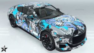 Le motif "Camouflage tentaculaire" présent sur la sportive Enus Paragon S
