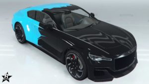 La Paragon S avec le skin de véhicule "Fracture noire"