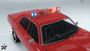 Duo de gyrophares bleu et rouge avec des avertisseurs lumineux et haut-parleur au centre