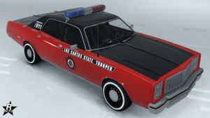 Motif de véhicule "Police d'État de LS (discret)"