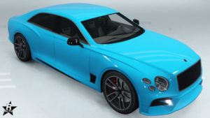 La voiture britannique Enus Deity ne disposant d'aucun motif présent sur sa carrosserie.