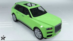 Le SUV Enus Jubilee ne disposant d'aucun motif sur sa carrosserie.