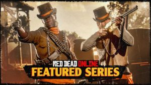 Deux personnages de Red Dead Online dans une série d'activités à la une.