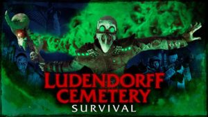 Image mettant en avant l'épreuve de survie du cimetière de Ludendorff qui se déroulent dans l’État de North Yankton.