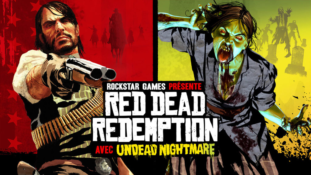 Couverture de la réédition de Red Dead Redemption et de son stand alone Undead Nightmare.