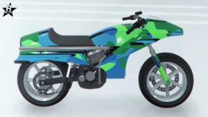 Motif militaire "Camouflage bleu et vert"