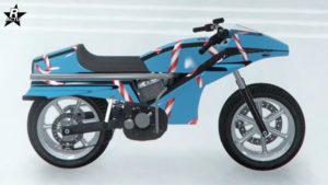 Décalcomanie "Canne à sucre" sur la moto Oppressor Mk 1