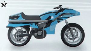 Motif militaire "Géométrique large" présent sur la moto Oppressor dans le jeu vidéo GTA Online.