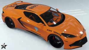 Décalco de carrosserie "Police d'État de LS (variante)"