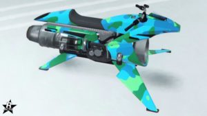 Décalcomanie militaire "Camouflage bleu et vert" sur la carrosserie du véhicule italien Oppressor Mk II
