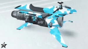 Décalcomanie militaire "Camouflage hivernal" sur la moto Pegassi Oppressor Mk II