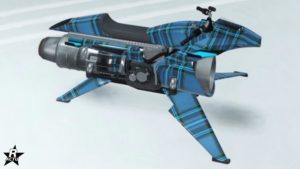 Skin de véhicule "Écossais bleu"