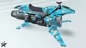 L'Oppressor Mk II avec le motif de carrosserie "Petits pixels"