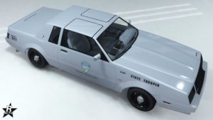 Skin "Police d'État de LS" sur la voiture de police "Faction de proximité"