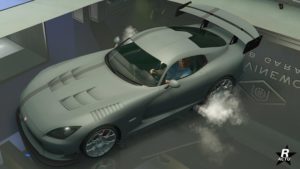 Skin de véhicule "Bande noire" sur la Bravado Banshee GTS.