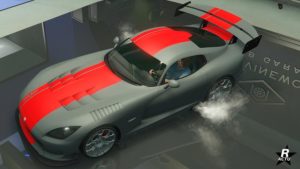 Motif de véhicule "Bandes GTS" sur la carrosserie de la Banshee GTS dans GTA Online.