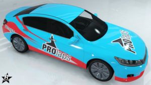 Aperçu du motif "Prolaps Beast" sur le véhicule Dinka Chavos V6 dans le jeu vidéo GTA Online.