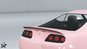 La voiture Dinka Jester Classique sans aucun aileron.