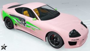 Motif de voiture de course "10 minutes départ arrêté" pour la Dinka Jester Classique.