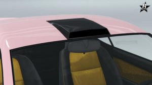 Prise d'air sur le toit en carbone