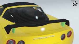 Aileron GT en plastique, finitions couleur 2