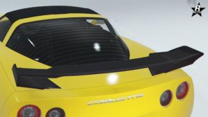 Aileron de course en carbone