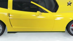 Bas de caisse étendu en carbone, finitions couleur 2