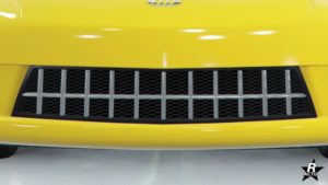 Calandre old-school, finitions