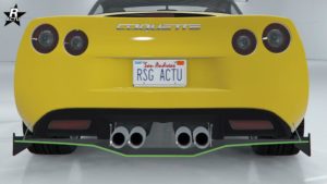 Diffuseur de course en carbone, finitions couleur 2