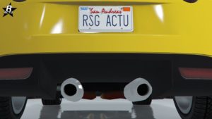 Échappement arrondi