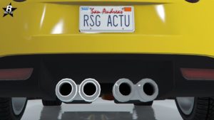 Échappement rond double