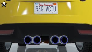 Échappements à bout en titane