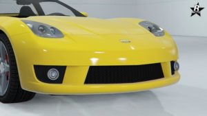 Pare-chocs avant de série sans aucun séparateur