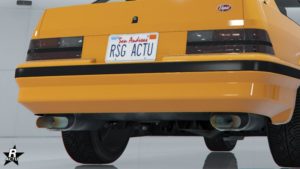 Double échappement arrondi