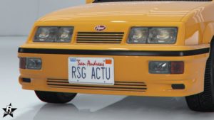 Image du Pare-chocs avant de série sur la voiture Vapid Uranus LozSpeed dans GTA Online.