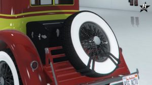 Roue de secours arrière