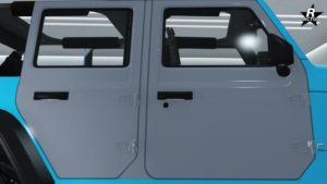 Aucune décalcomanie de police sur les portes latérales