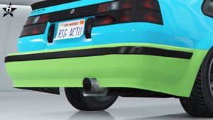 Pare-chocs arrière de série