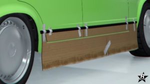 Bas de caisse en carton